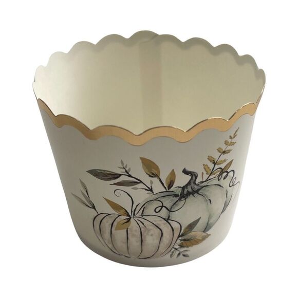 My Minds Eye Fall Harvest Plaid Gourd Thanksgiving Cupcake Liners NIB - Picture 6 of 9